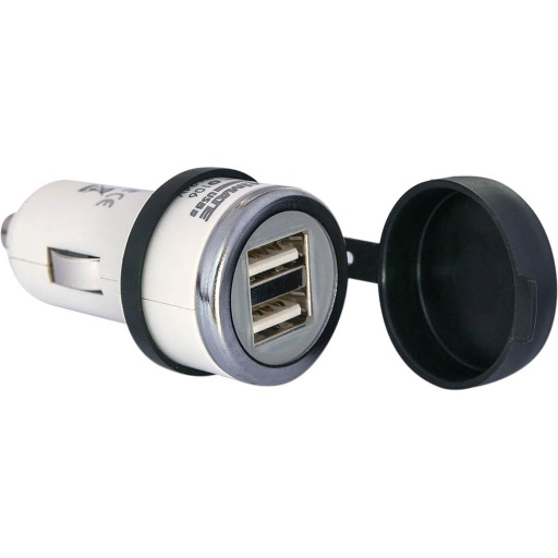 [TM-0106] Dobbel USB Lader for 21mm Sigarettenner-uttak