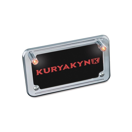 [9398] LED License Plate Illuminators with Red Accent Light