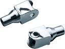 Tapered Peg Adapters for Honda, Chrome