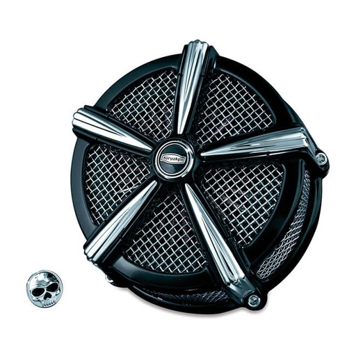 [9514] Black &amp; Chrome Mach 2 Air Cleaner