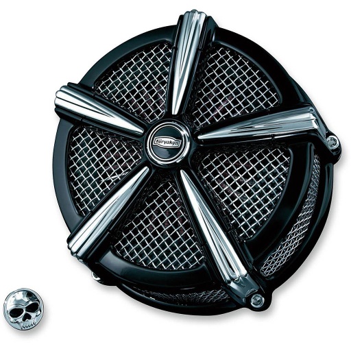 [9549] Black &amp; Chrome Mach 2 Air Cleaner