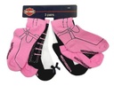 Little Girls' Knitted-In Shoe Socks, 3 Pairs