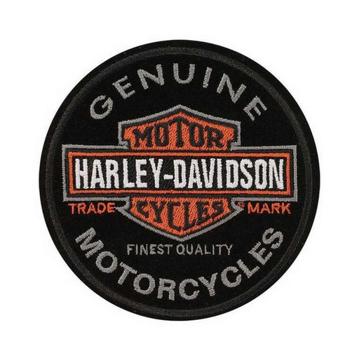 [8011635] Embroidered Genuine Motorcycles Bar &amp; Shield Emblem Patch