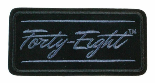 [EM186802] Embroidered Forty-Eight Emblem Patch, Small