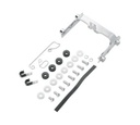 Docking Hardware for H-D Detachables Windshields Springer, Polished