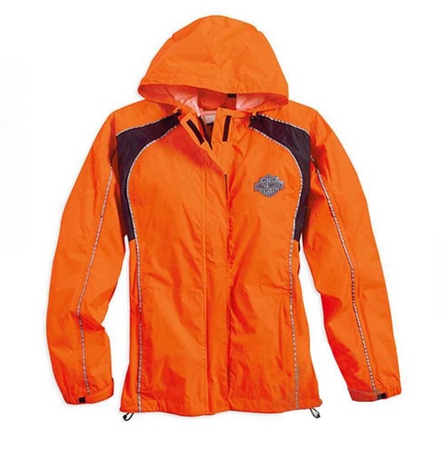 Women's Hi-Vis Orange Rain Suit 2-delt