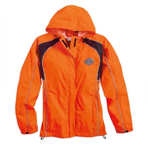 Women's Hi-Vis Orange Rain Suit 2-delt