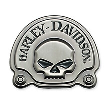 [91720-02] Skull Decorative Medallion - Antique Nickel