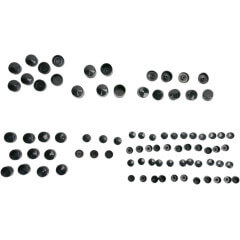 [2401-0703] Bolt Cover Kit Standard 99-06 FL, Black