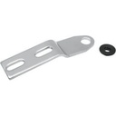 Bracket Rear Seat Mount, Chrome