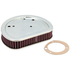 [1011-2898] High-Flow Powersports Lifetime Engine Filter: Harley Davidson (29314-08)