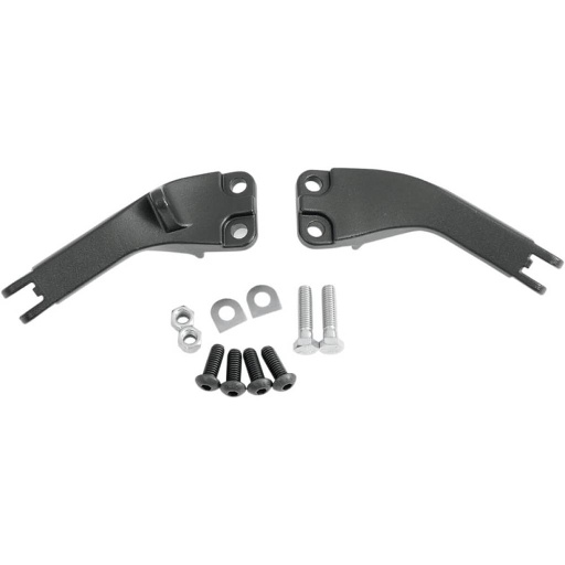 [1620-0760] Passenger Footpeg Mount Kit, Black, 6-17 FXD