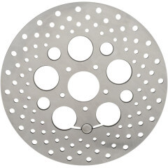 [1710-1902] Stainless Steel Drilled Brake Rotor Front Touring 08-14 (41808-08/41809-08)