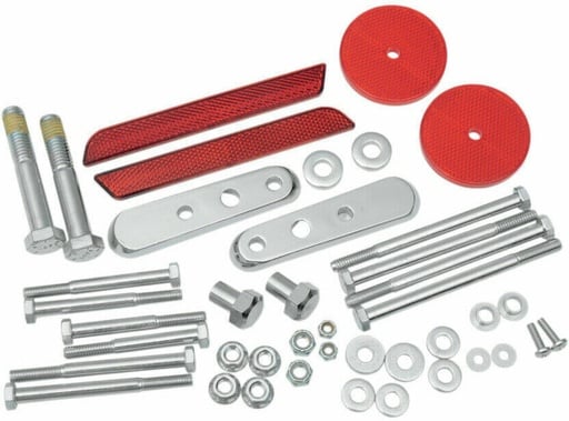 [2020-0413] Chrome Rear Turn Signal Relocation Kit