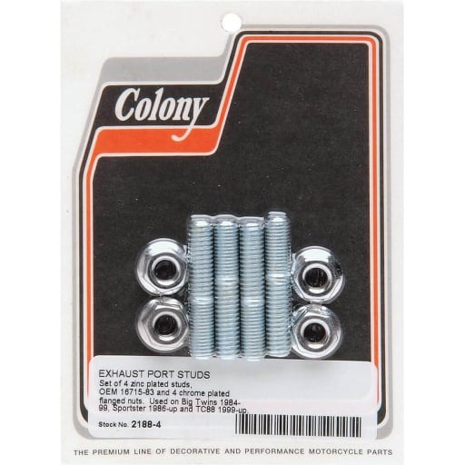 [2188-4] Exhaust Stud &amp; Nut Kit