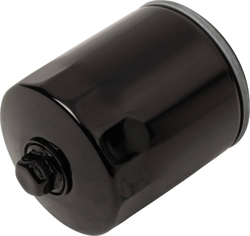 [0712-0022] Spin-On Oil Filter w/ Nut, Black, for V-Rod