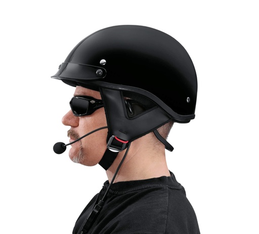 [76572-09] Boom! Audio Half Helmet Music and Communications Headset