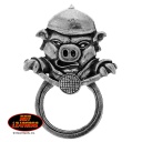 Pig Biker Sunglass Holder Pin