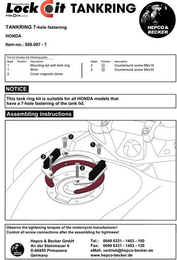 [506007-7] Lockit Tankfeste 