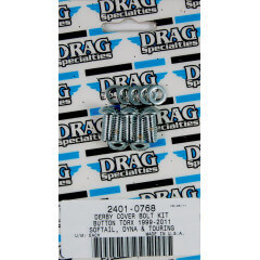 [2401-0768] Chrome Derby Cover Bolt Kit Torx BT 99-16