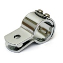 3-Piece Clamp, 1-1/4", Chrome Steel