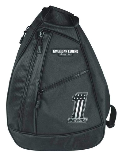 [BP2067S-BLACK] #1 Tonal RWB Sling Backpack