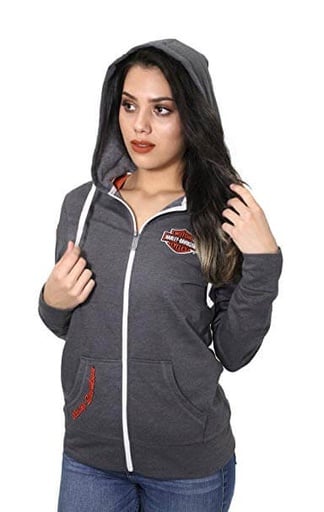 [H665-HD2B-M] Confront Controversy B&amp;S Full Zip Charcoal Hoodie
