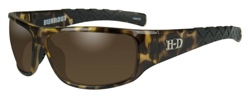 [HABNT06] Burnout H-D Sunglasses, Copper Lens/Tortoise Frame