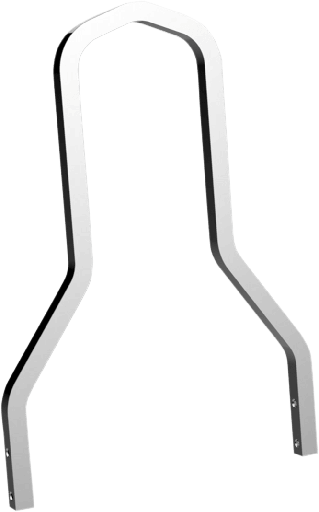 [1501-0525] Square Sissy Bar, Chrome