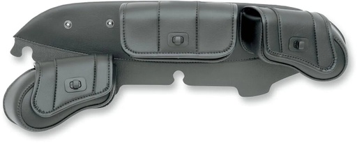 [3508-0015] Cruis'n Deluxe 3-Pocket Windshield Bag FLH