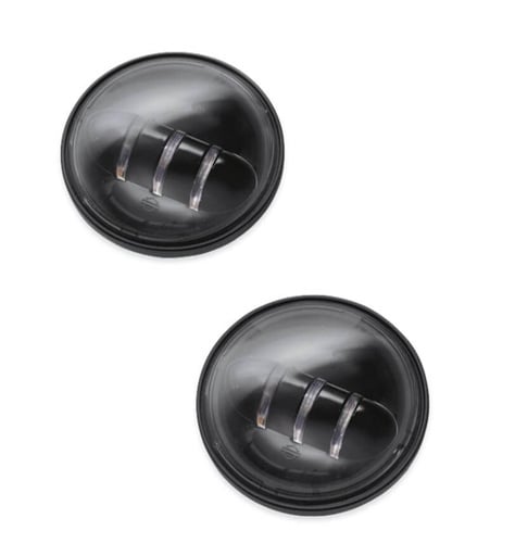 [68000008A] H-D Daymaker LED Auxiliary Lamps, 4", Gloss Black