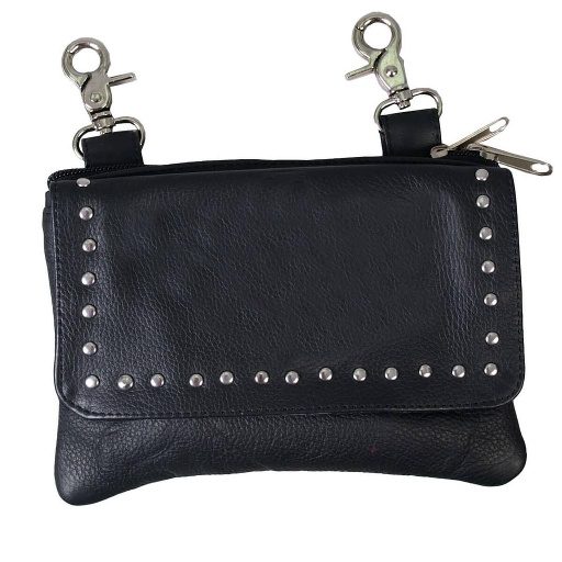 [CPS1011] Ladies Magnetic Clip Pouch with Studs