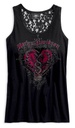 Women's Hearts & Serpents Lace Sleeveless Tank