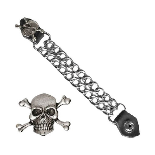 [550625] Skull &amp; Crossbones Vest Extender