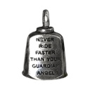 Never Ride Faster Than Your Guardian Angel Gremlin Bell