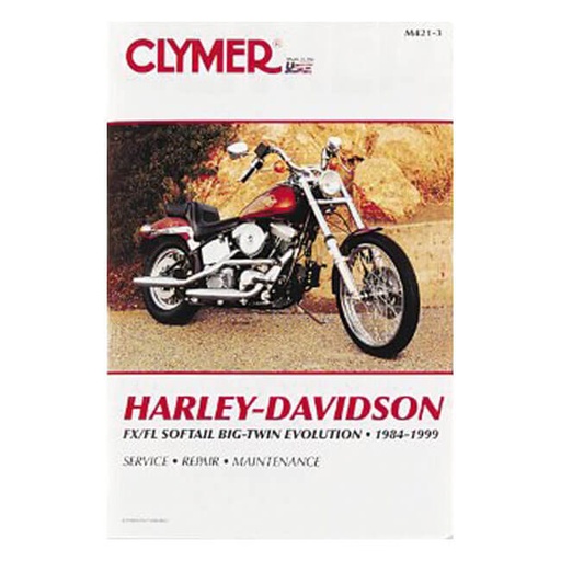 [M421-3] Service Manual Harley-Davidson FLS FXS Evolution Evo Softail 1984-1999