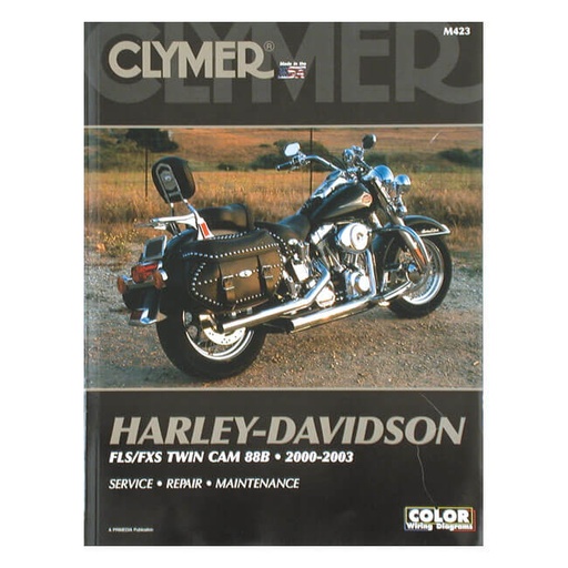 [M423-2] Service Manual Harley-Davidson FLS/FXS Twin Cam 88B, 95B &amp; 103B 2000-2005