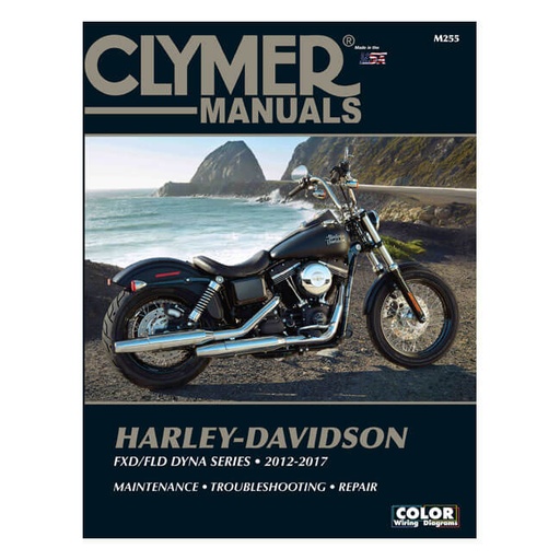 [559164] Clymer Service Manual Harley-Davidson FXD/FLD DYNA Series (2012 - 2017)