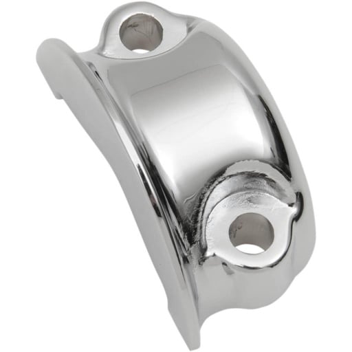 [0615-0273] Brake/Clutch Control Clamp Half, Chrome, 08-22 FLT
