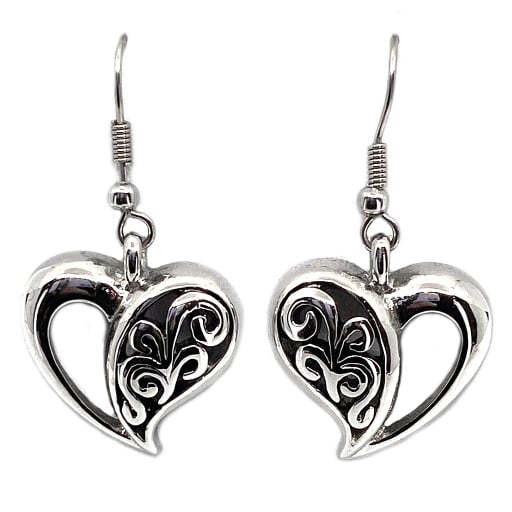 [SK2330E] Heart Earrings