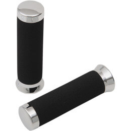 [1806-10-014] Cruiser Grips, Chrome Foam 7/8" 150 mm