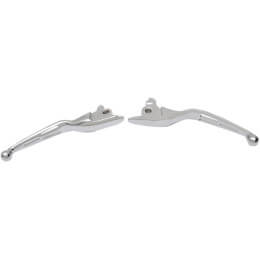[0610-1955] Slotted Wide Blade Lever Set, Chrome