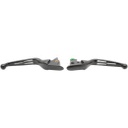 Slotted Wide Blade Lever Set, Black