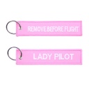 Remove Before Flight & Lady Pilot Nøkkelring