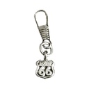 Route 66 Zipper Pull