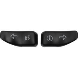 [2106-0362] Caps Turn Signal Switch Extension, Black