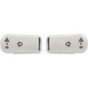 Caps Turn Signal Switch Extension, Chrome