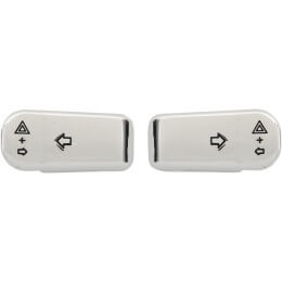 [2106-0363] Caps Turn Signal Switch Extension, Chrome