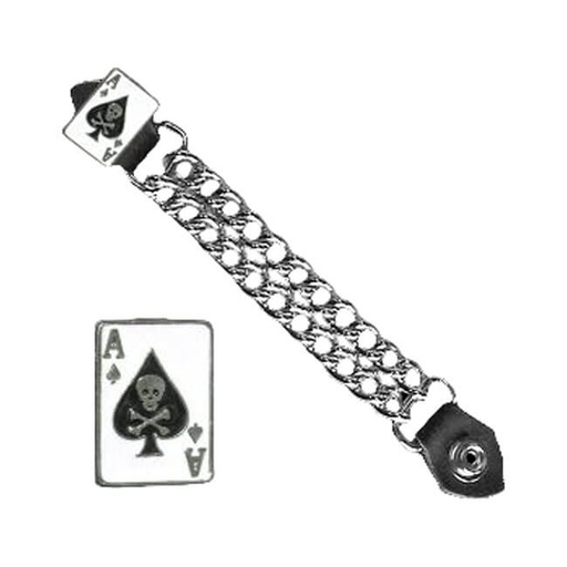 [550650] Ace of Spades Skull Vest Extender