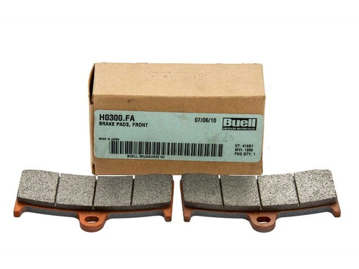 [H0300.FA] Genuine Buell Front Brake Pads For 98-02 Tubers With Nissin Caliper (B2s)